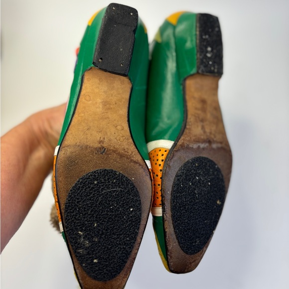 Vintage Zalo leather shoes with a fruit theme - Picture 9 of 10